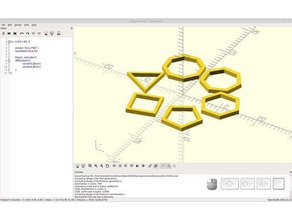 openscad4math codé polygones les mathématiques codeclucb codage 3d print model - Mito3D