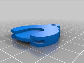 meine angepassten Warenkorb Münze Inhaber uns Quartal Schlüsselanhänger kundengebundene 3d print model - Mito3D