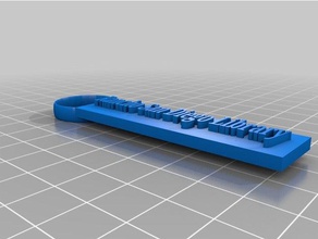 rancho san diego library keychain 3d printing 3d print model - Mito3D