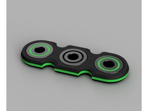 dual-spinner 3 parti giochi e giocattoli fidget mano spinner giocattolo 3d print model - Mito3D