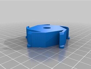 meu personalizados spool de hub adaptador direito Impressora 3d peças personalizado 3d print model - Mito3D