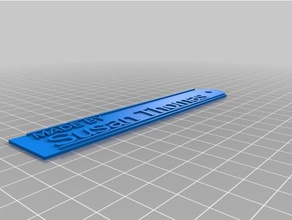 fatto segni e loghi su misura 3d print model - Mito3D