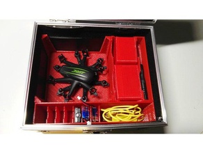 jjrc h20w h20c case organizer r c vehicles box drone remote 3d print model - Mito3D