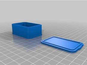 caja 35x55x20 mm containers customized 3d print model - Mito3D