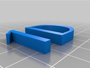 1d etiqueta las esculturas personalizado 3d print model - Mito3D