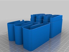 meine kundenspezifische Akku-und Seifenspender - Organisation kundengebundene 3d print model - Mito3D
