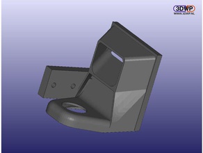 cetus3d duto do ventilador mais espessa pré versão de produção Impressora 3d peças cetus tiertime up3d 3d print model - Mito3D
