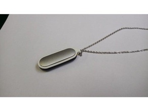 miband 1st gen necklace pendem jewelry 3d print model - Mito3D
