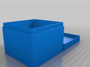 90x90x72mm box organization customized 3d print model - Mito3D