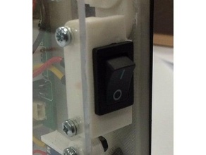 switch housing screw mount electronics 3d print model - Mito3D