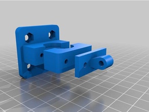 oneup hot end mount 3d printer parts customized 3d print model - Mito3D