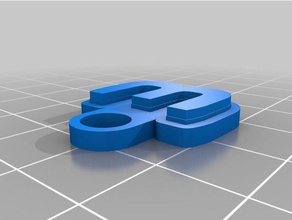 3 Schlüsselanhänger kundengebundene 3d print model - Mito3D