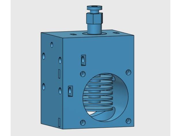 seul e3d chaud fin geeetech pro Imprimante 3d extrudeuses 3D print model - Mito3D