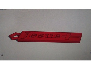 jesus-Lesezeichen 3d-drucken 3d print model - Mito3D