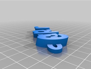 cooper 2 keychains customized 3d print model - Mito3D