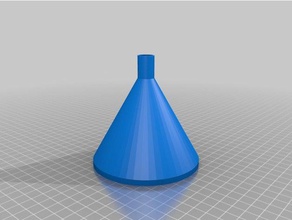 kitchen funnel tools customized 3d print model - Mito3D
