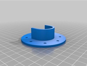 evrensel çubuk tutucu ev rod 3d print model - Mito3D