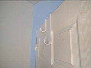 toalla de gancho - versión larga los hogares la puerta enlace el 3d print model - Mito3D