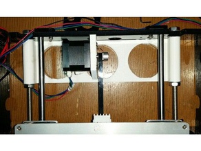 anet a8 y-axis motor brace 3d printer parts 3d print model - Mito3D