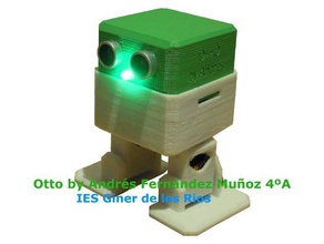 otto remix La impresión en 3d 3dprintable app inventor arduino nano diy robot de el los robots zowi 3d print model - Mito3D