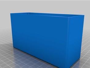 minha caixa personalizada - 135x51x75mm recipientes personalizado 3d print model - Mito3D