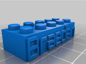 bm brinquedos de construção personalizado 3d print model - Mito3D