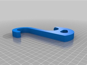 my customized u-hook household 3d print model - Mito3D