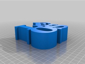 my customized word sculpture leos sculptures 3d print model - Mito3D