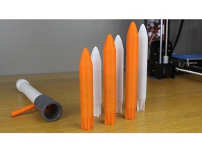 co2 foguetes diy 3d print model - Mito3D