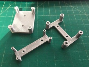 parametric pcb mounting bracket stand off electronics 3d print model - Mito3D
