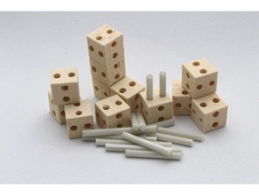 cubo constructor conjunto puzzles 3d print model - Mito3D