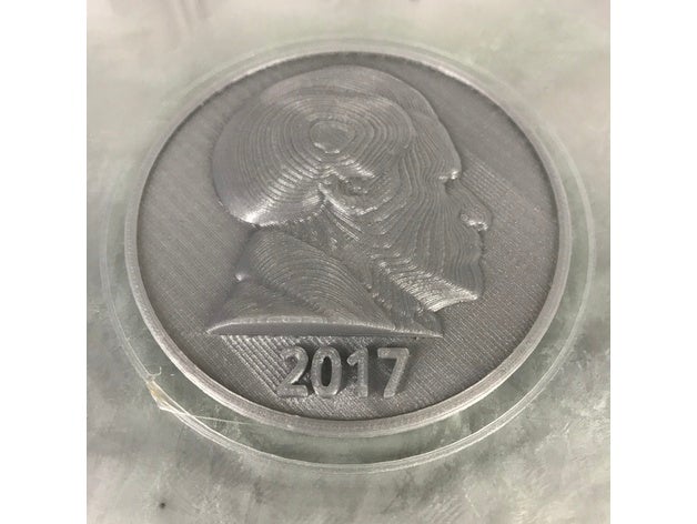 frederick douglass medalhão moedas e selos africano-americanos história do negro 3D print model - Mito3D