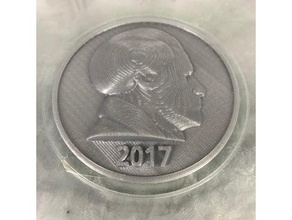 frederick douglass-Medaillon Münzen und Abzeichen african american die schwarze Geschichte douglass 3d print model - Mito3D