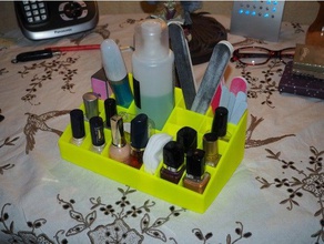 nail varnish box fashion container polish 3d print model - Mito3D