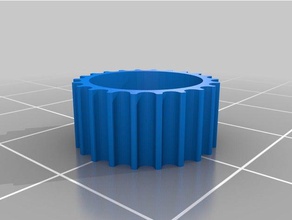 toothed pulley 6mm 3d printer parts customized 3d print model - Mito3D