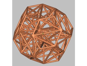 poly dé jeu de dés polygone les polyèdres polyèdre jouet 3d print model - Mito3D
