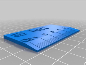 5 cm 3d-test office kundengebundene 3d print model - Mito3D