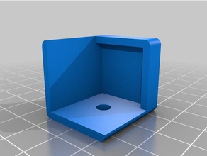 pies 2020 extrusiones 2 lados abiertos Impresora 3d de las piezas pie impresora goma 3d print model - Mito3D