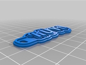 my customized multiline tag keychain keychains 3d print model - Mito3D