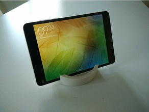 pad holder tablet ipad stand 3d print model - Mito3D