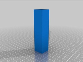 100 25 parede fina de calibração cubo A impressão 3d testes personalizado 3d print model - Mito3D
