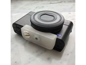 sony rx100 centralização do adaptador câmera 3d print model - Mito3D