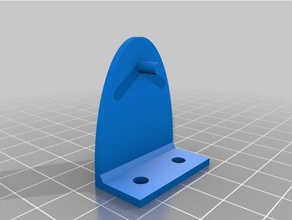 bottom venetian blind clip door 3d printing 3d print model - Mito3D