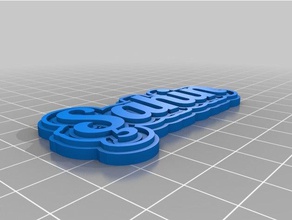 sahin Schlüsselanhänger kundengebundene 3d print model - Mito3D
