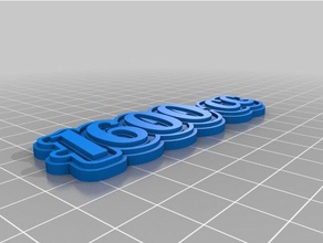 1600 keychains customized 3d print model - Mito3D