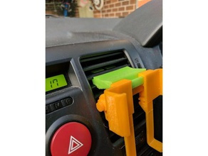 adjustable car phone holder different clip automotive 3d print model - Mito3D