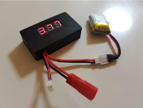 voltmeter Gehäuse diy Batterie mess 3d print model - Mito3D