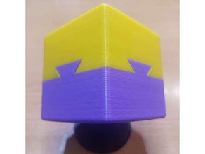 impossible dove tail cube puzzles 3d print model - Mito3D