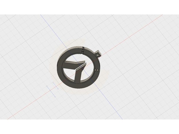 overwatch symbol 3d printing 3D print model - Mito3D