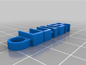luisa Anahtarlık organizasyon özelleştirilmiş 3d print model - Mito3D